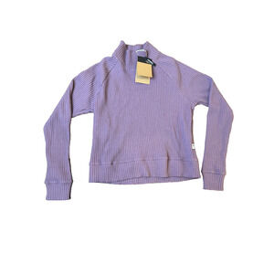 The North Face Sweater Womens XS Midnight Mauve Mock Neck Thermal NF0A5GMZ